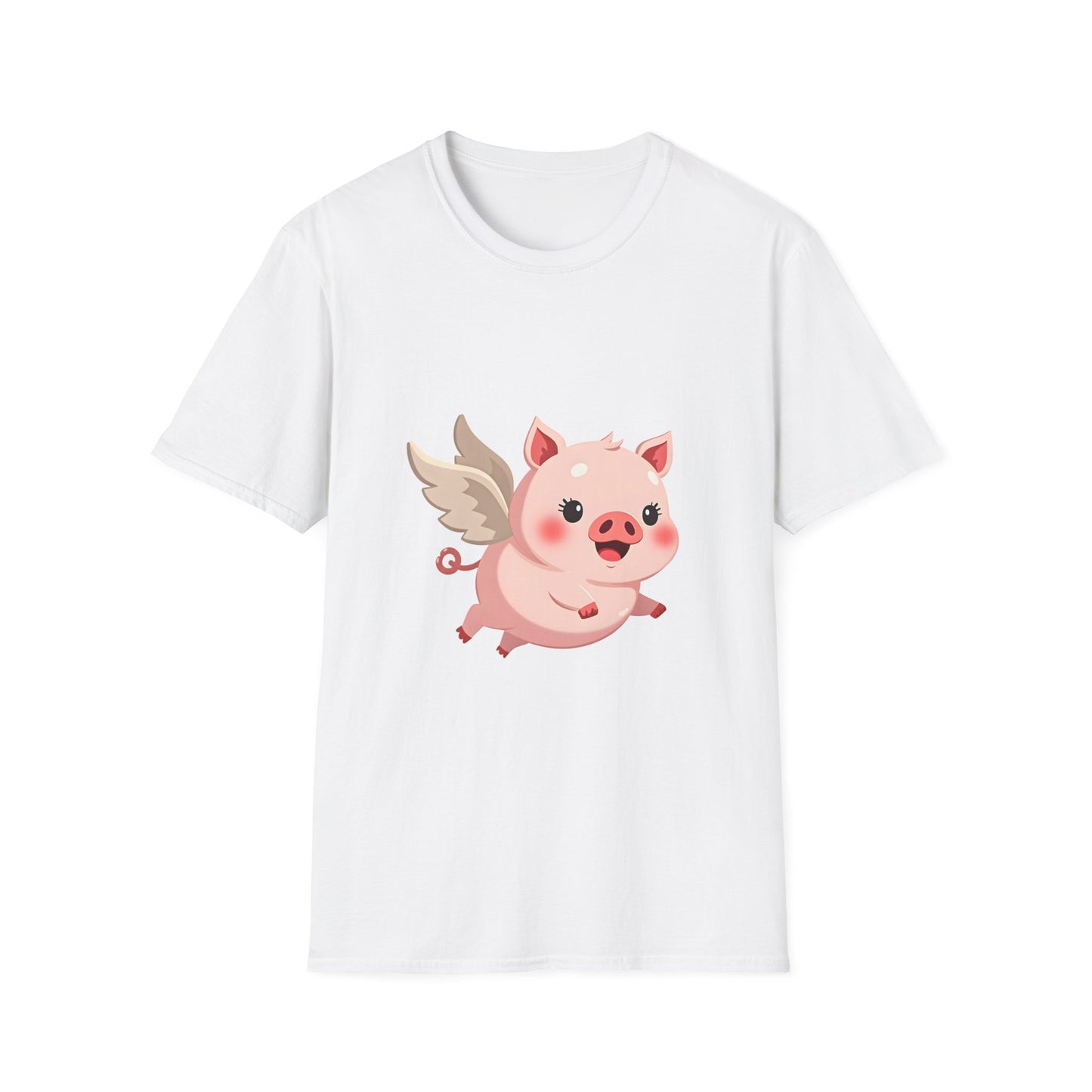 Cute Angelic Pig T-Shirt