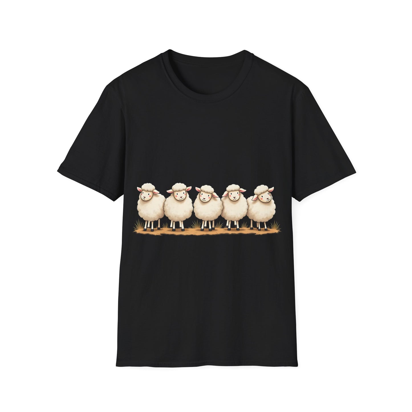 Cute Sheep Minimalism T-Shirt