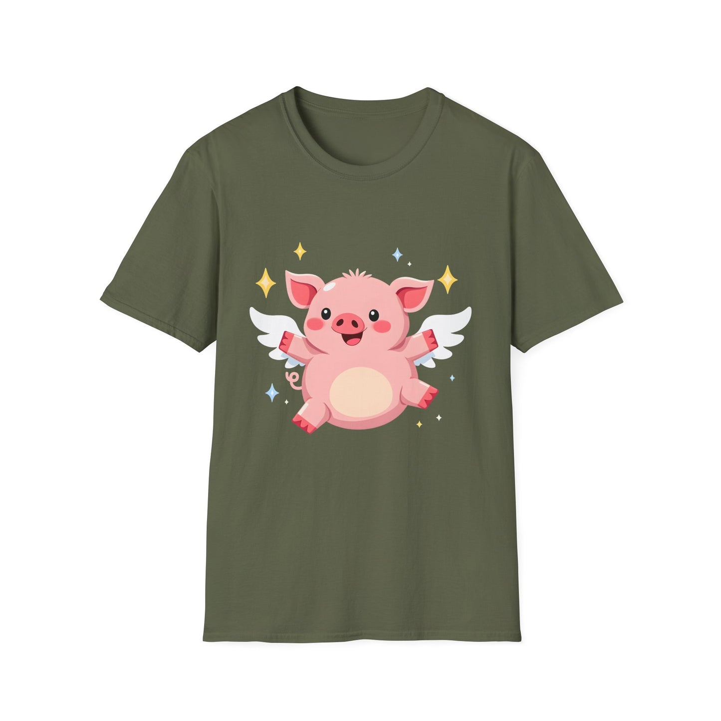 Cute Angelic Pig T-Shirt