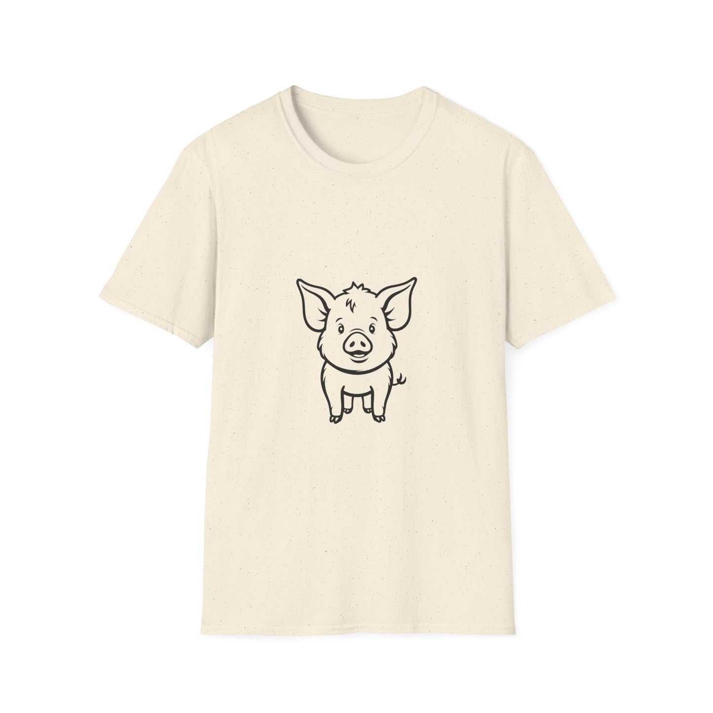 Cute Pig Minimalism T-Shirt