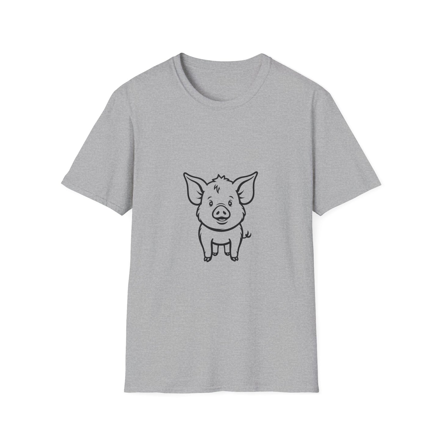 Cute Pig Minimalism T-Shirt