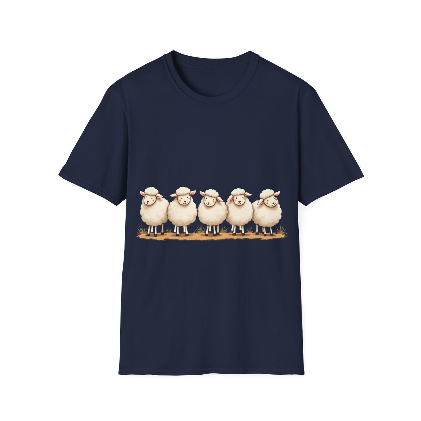 Cute Sheep Minimalism T-Shirt