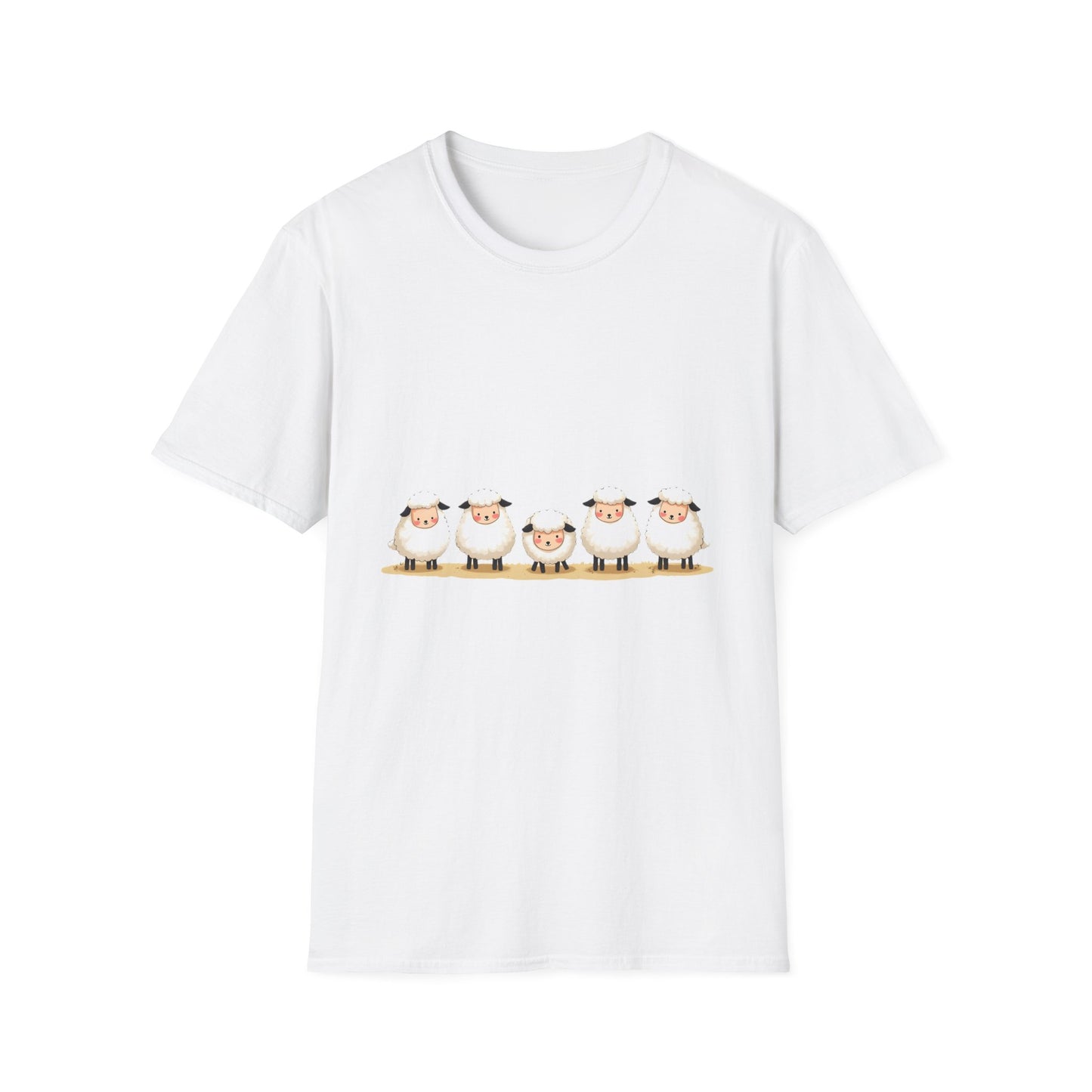 Cute Sheep Minimalism T-Shirt