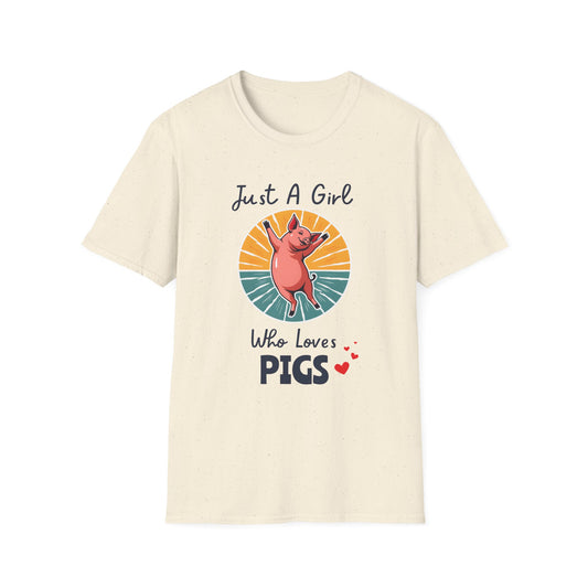 Just A Girl Who Loves Pigs T-Shirt