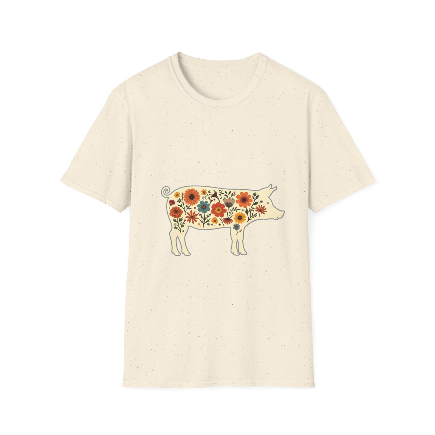 Floral Pig T-Shirt