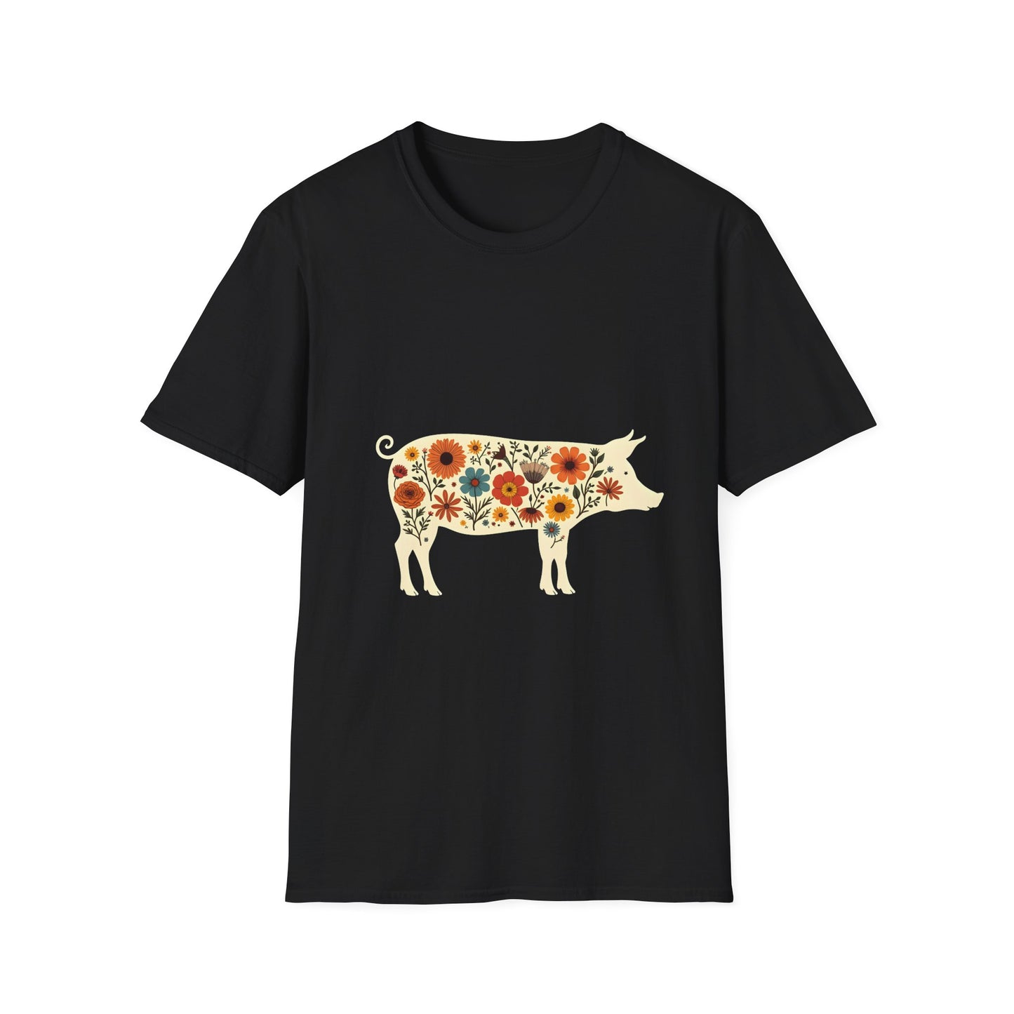 Floral Pig T-Shirt