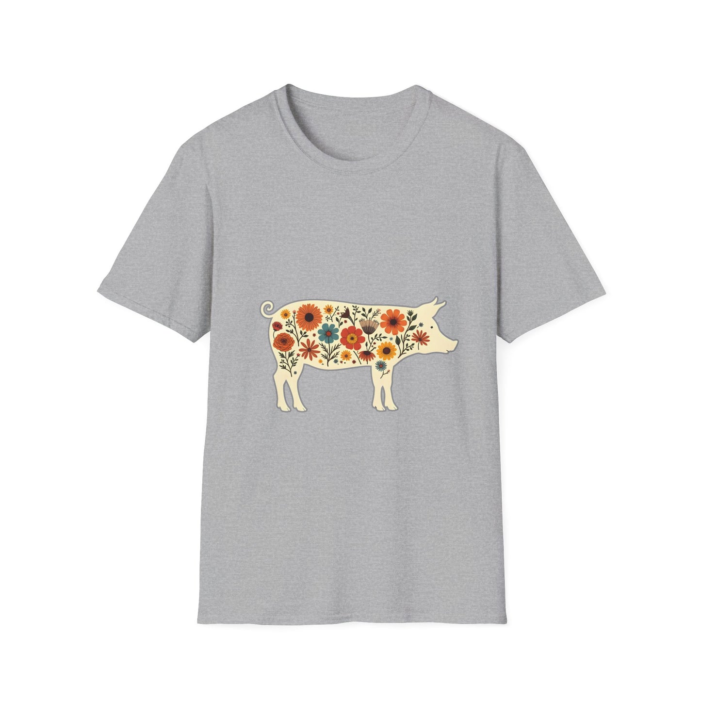 Floral Pig T-Shirt