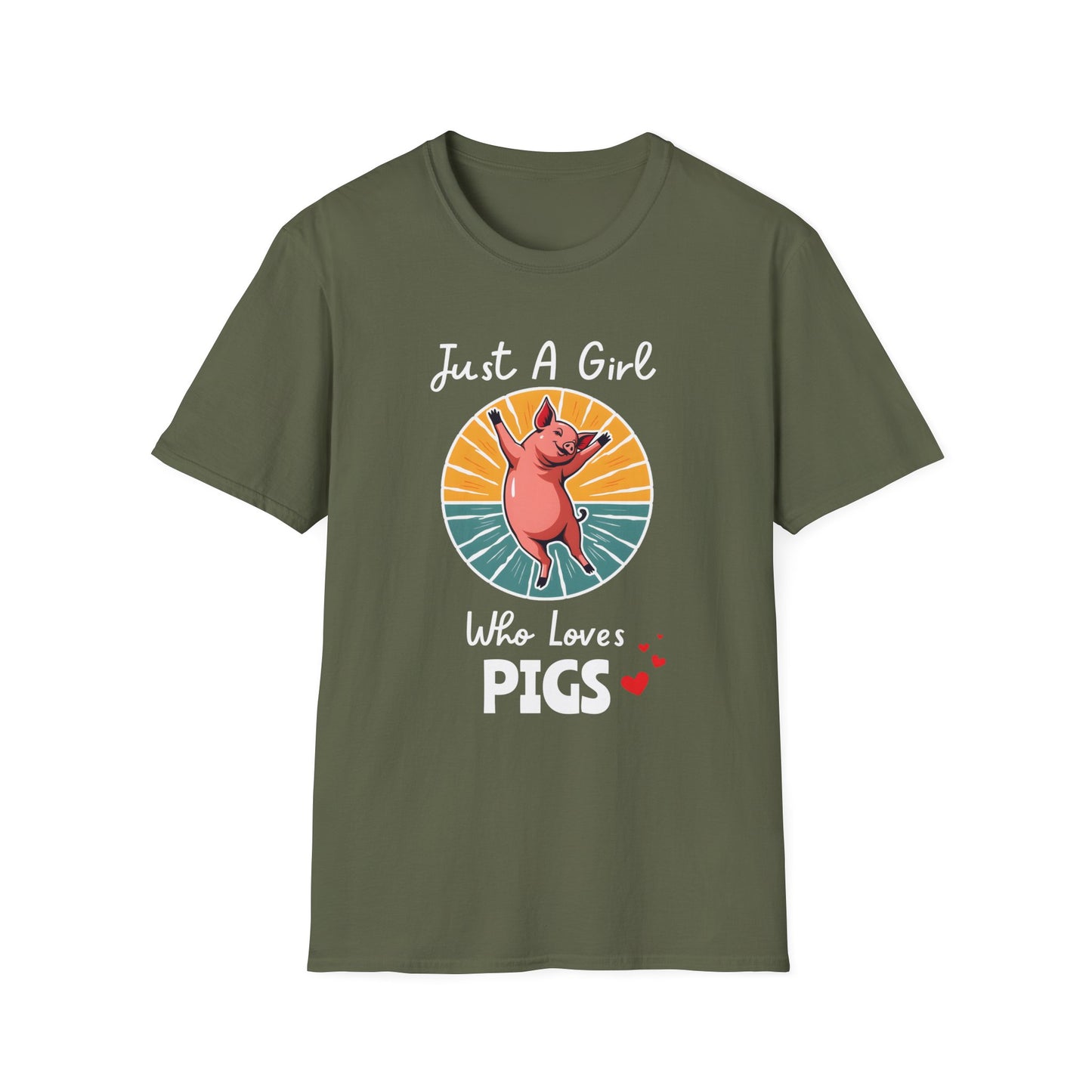 Just A Girl Who Loves Pigs T-Shirt