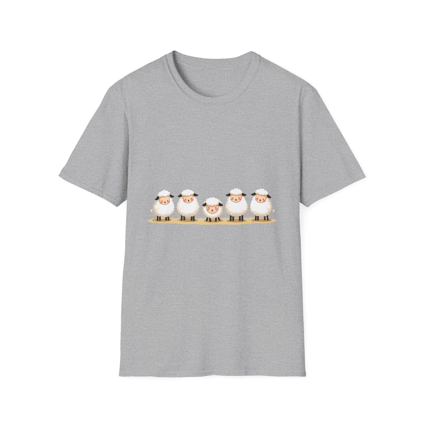 Cute Sheep Minimalism T-Shirt