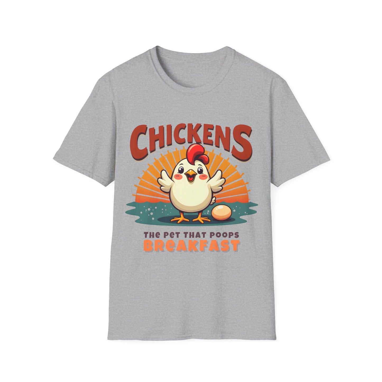 Chicken The Pet That Poops Breakfast T-Shirt